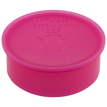 PLUG EL CON PINK LDPE STAT DIS, 500PK